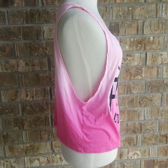 ‎PINK VICTORIA'S SECRET Ombre Crop Top - Size XS - Picture 4 of 5